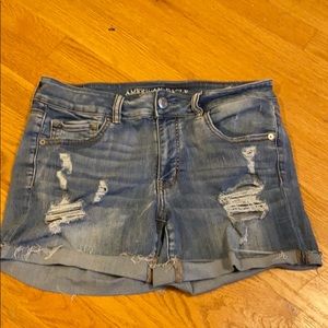 American eagle ripped shorts